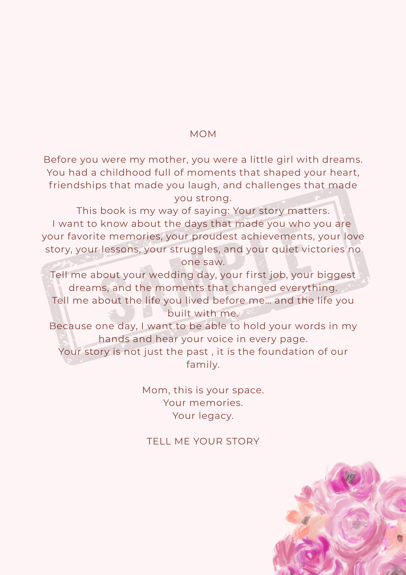 Tell Me Your Story Journal