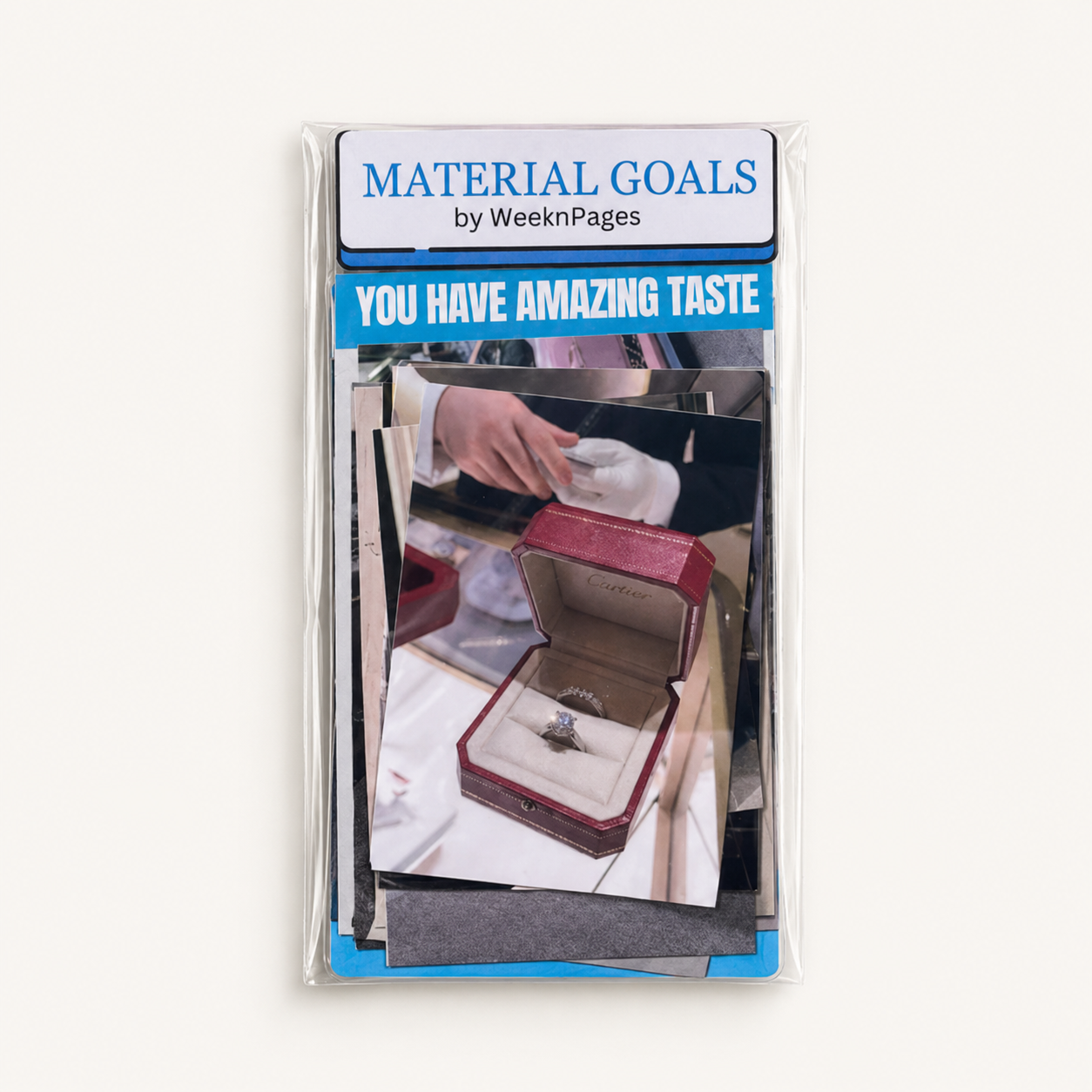 Material Goals Vision Board Stickers