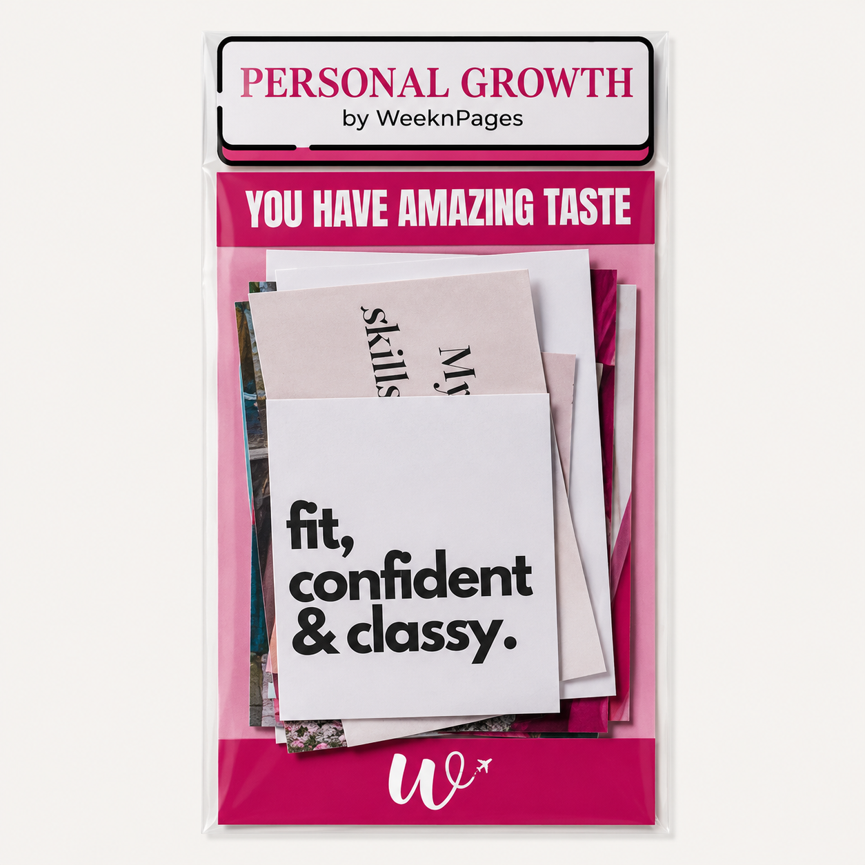 Personal Growth Vision Board Stickers