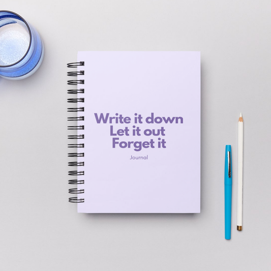 Write It Down Lined Notebook