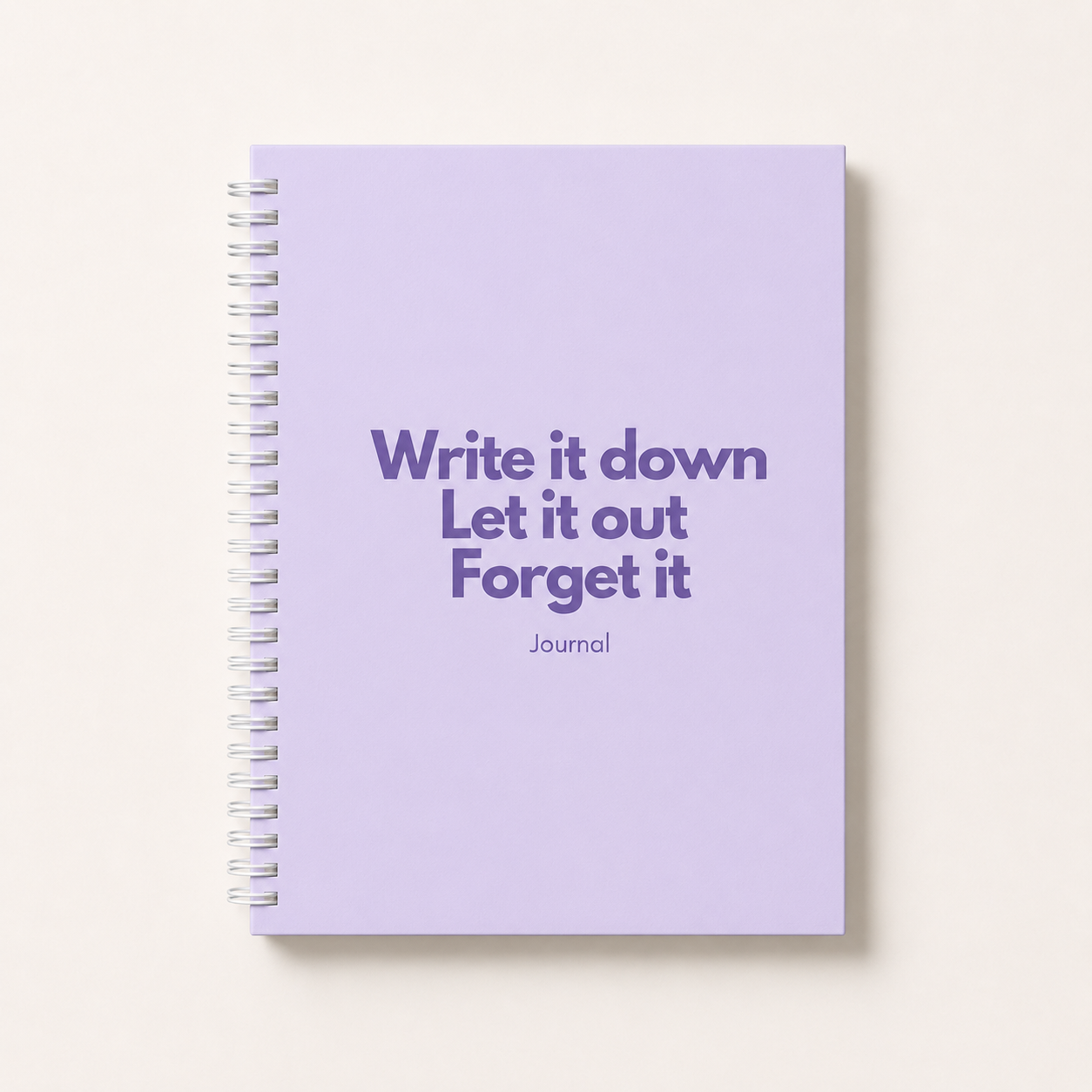 Write It Down Lined Notebook