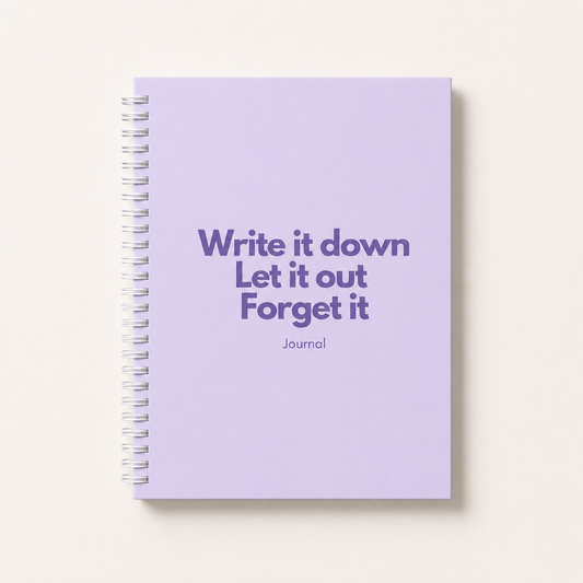 Write It Down Lined Notebook