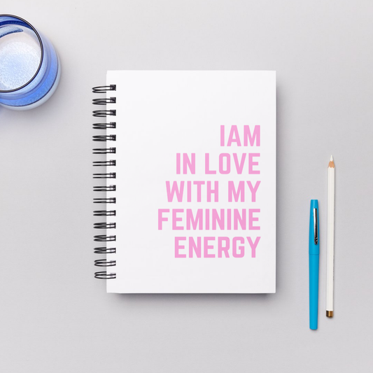 I am In Love With My Feminine Energy Lined Notebook