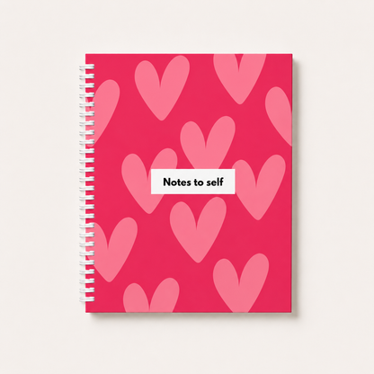 Notes To Self Lined Notebook