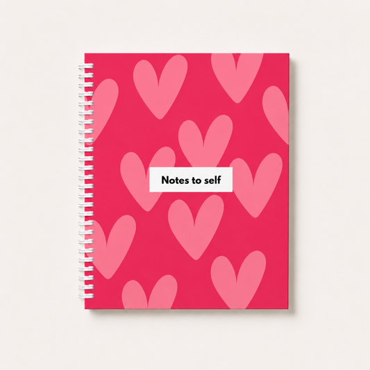 Notes To Self Lined Notebook