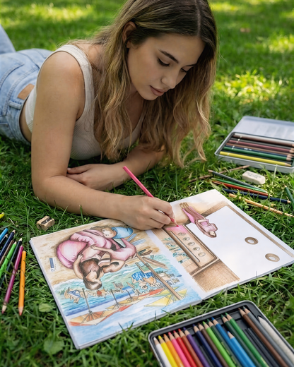 Custom coloring book