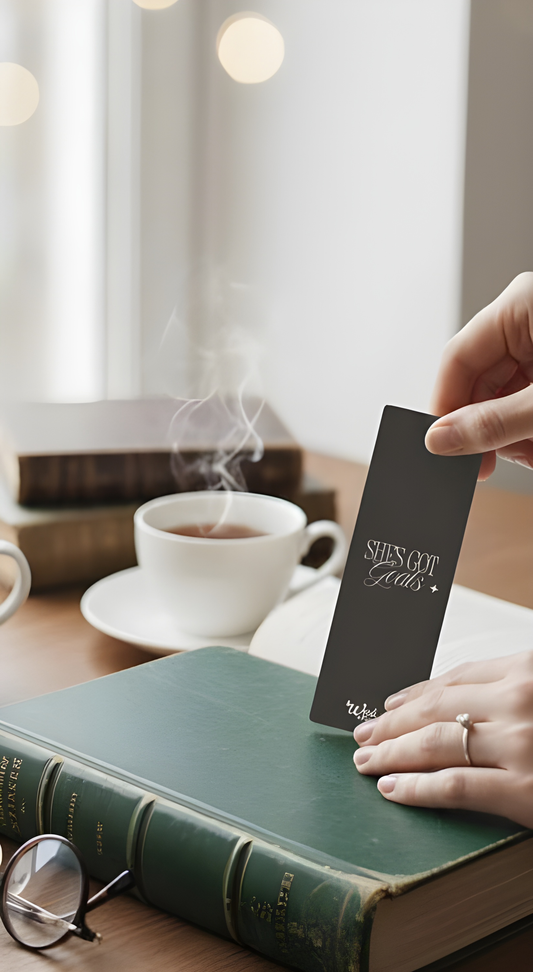 She’s got GOALS bookmark