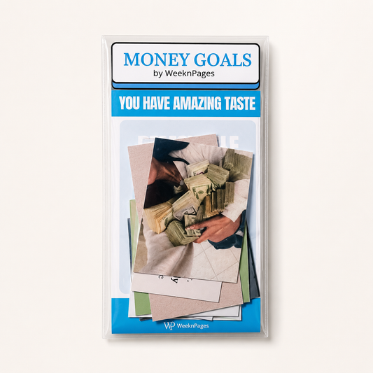 Money Goals Vision Board Stickers