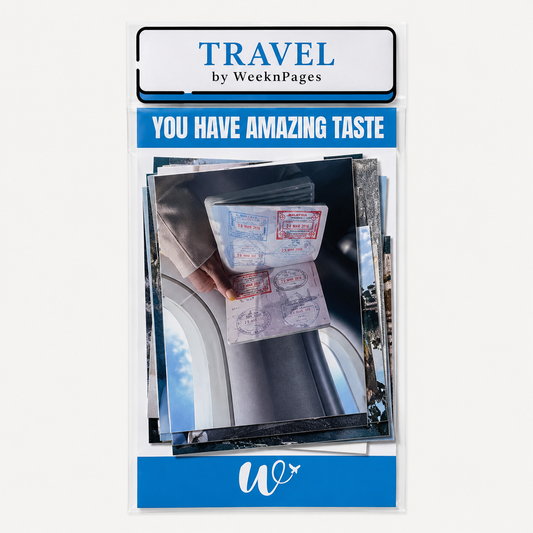 Travel Vision Board Stickers