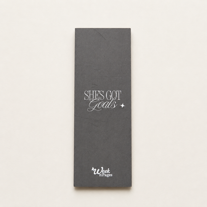 She’s got GOALS bookmark