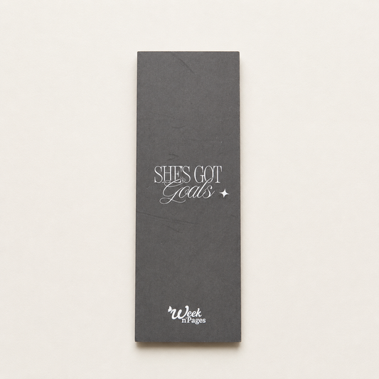 She’s got GOALS bookmark