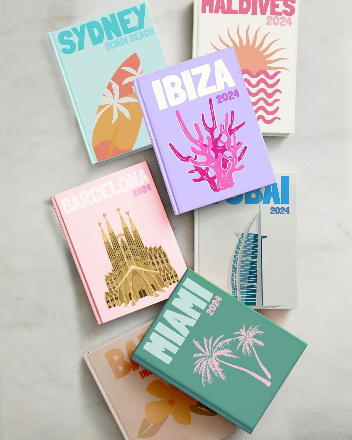 Travel hardcover book