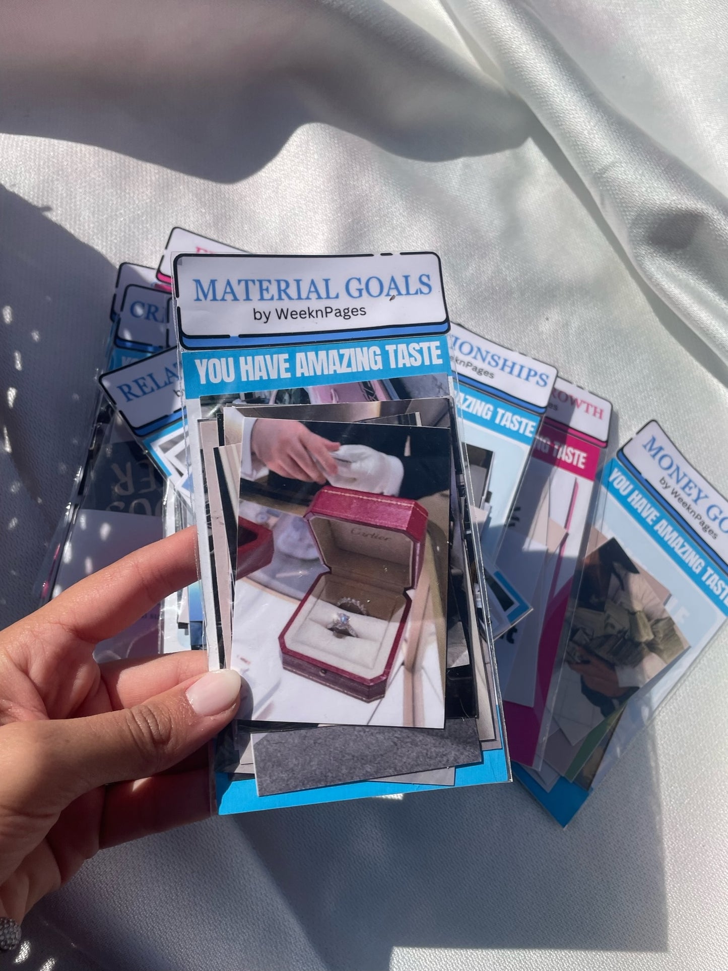 Material Goals Vision Board Stickers