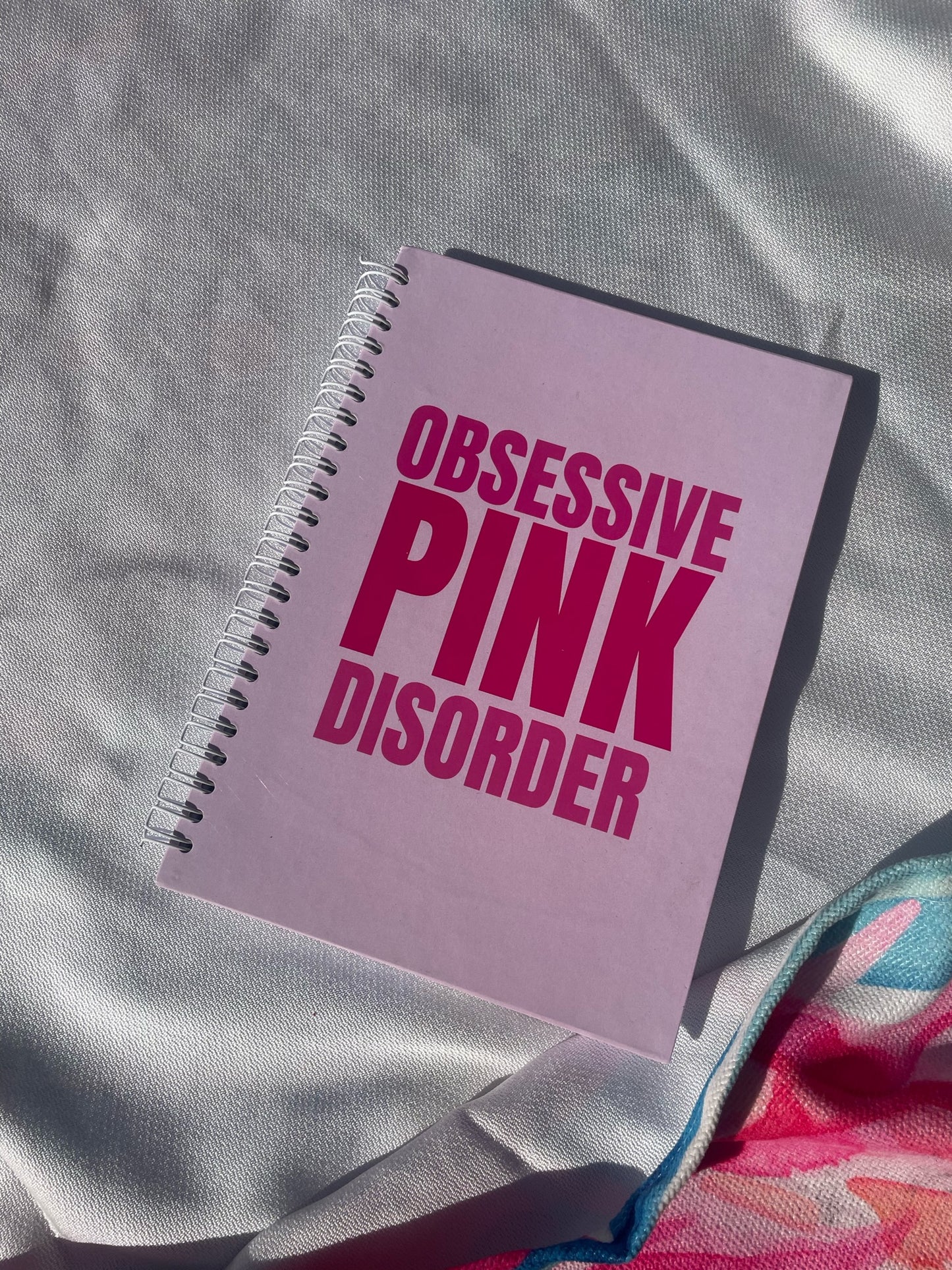 Pink Disorder Lined Notebook