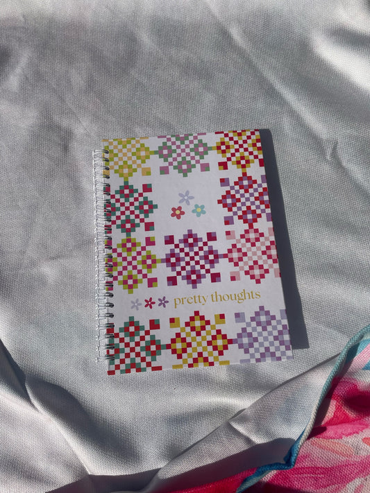 Pretty Thoughts Lined Notebook