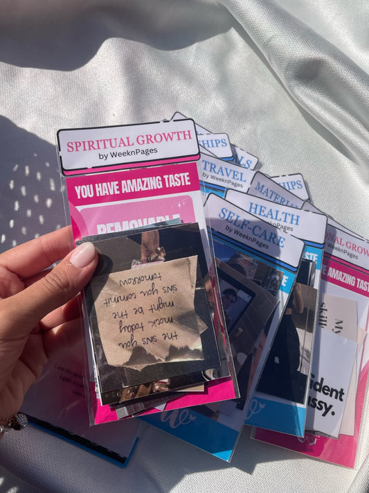 Spiritual Growth Vision Board Stickers