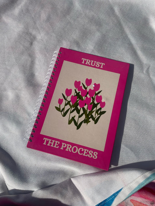 Trust The Process Lined Notebook