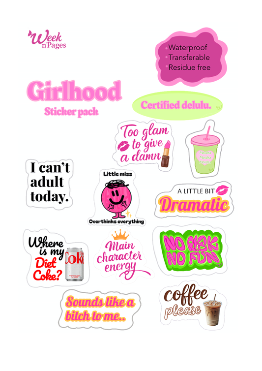 Girlhood Sticker Pack