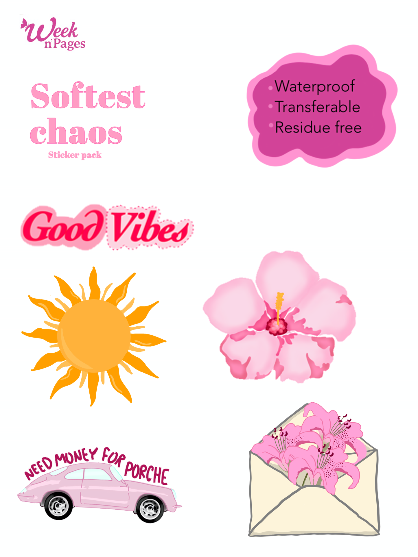 Soft Chaos Sticker Pack