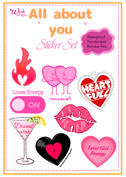 All About You Sticker Pack