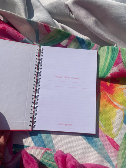Too Pretty For Math Lined Notebook