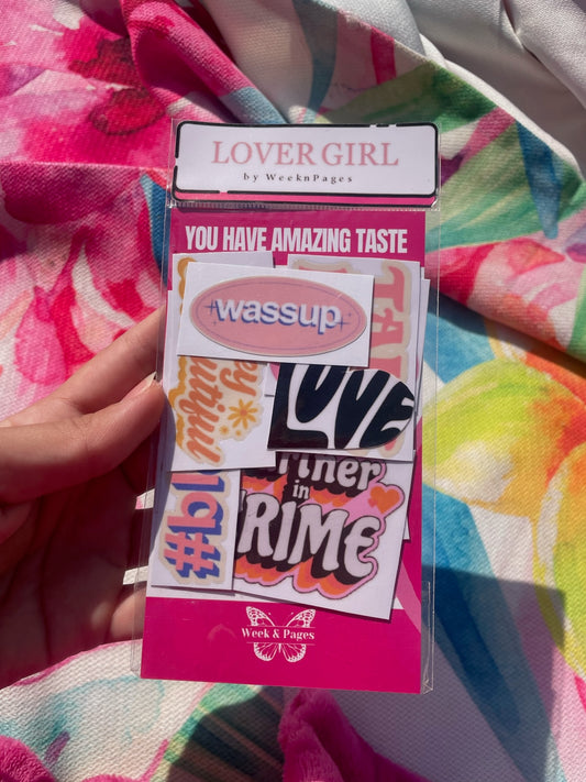 Lover Girl Stickers