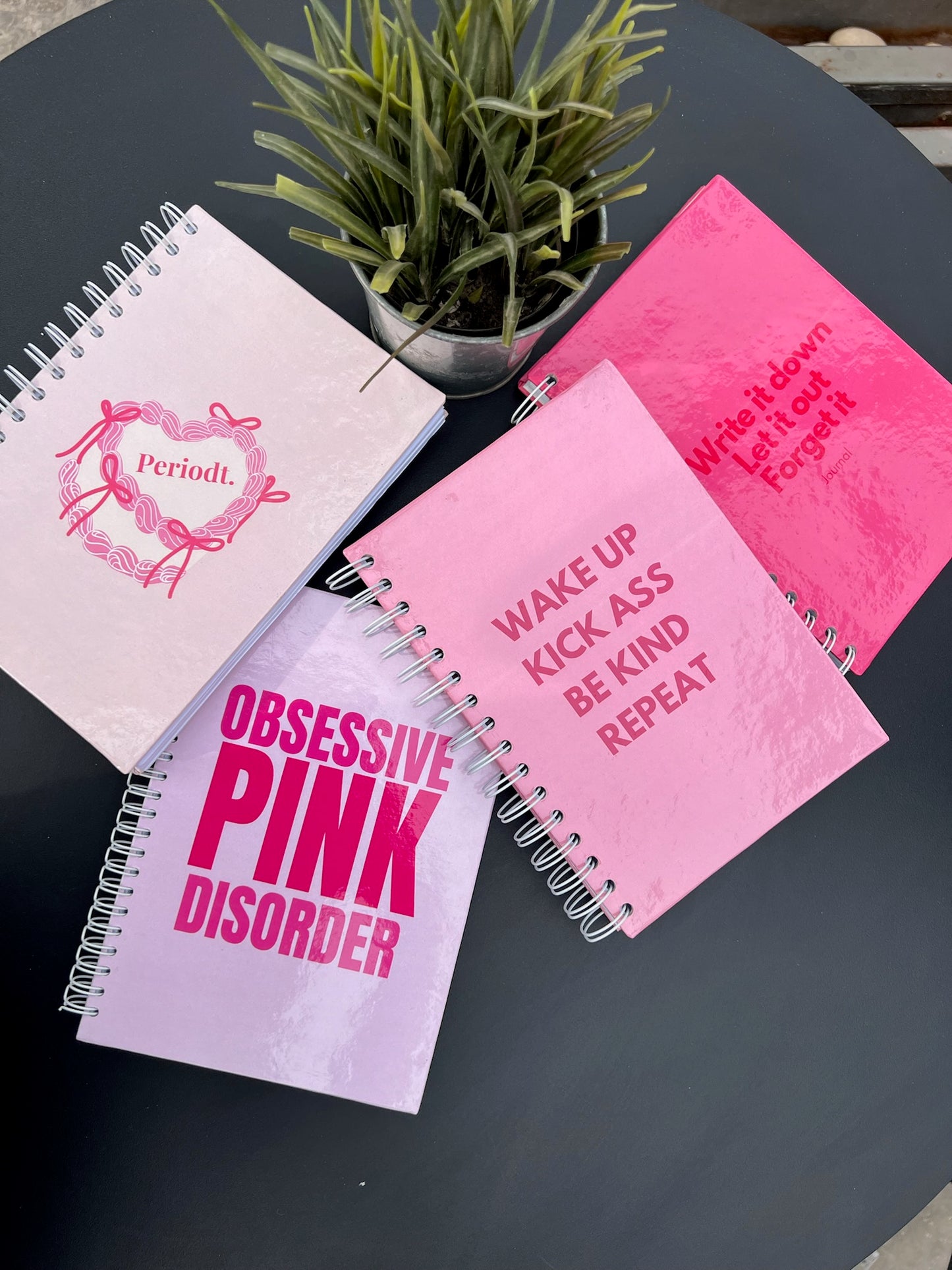 Pink Disorder Lined Notebook